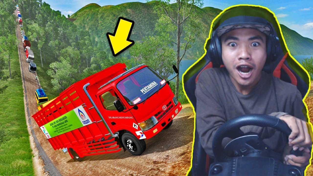 TANJAKAN TINGGI!! TRUK DYNA MUAT GAS LPG - ETS2
