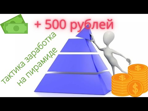 тактика заработка на финансовых пирамидах #заработок #зарублем