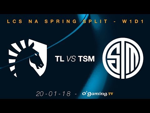 Team Liquid vs TSM - LCS NA Spring Split 2018 - Week 1 Day 1 - League of Legends