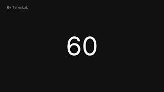 60 Seconds Countdown Timer ⏱️ | 1 Minute Timer | Clean Minimal Timer