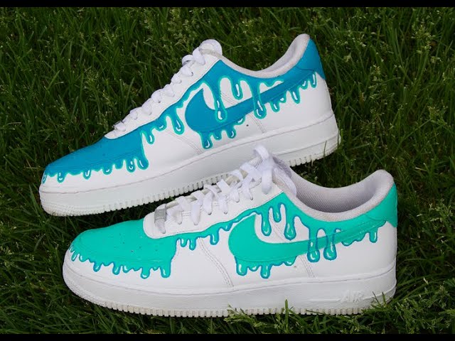 CUSTOM DRIPPED AIR FORCE 1'S 