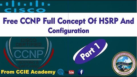 Full Concept of HSRP and Configuration Part 1