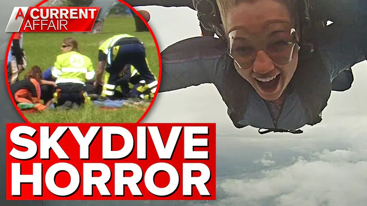 Terrifying moment skydiver's parachute fails to open | A Current Affair - DayDayNews