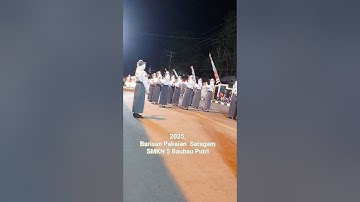 Barisan Pakaian Seragam SMKN 5 Baubau Putri #hutrike80 #barisberbaris #videoviral