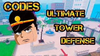 Ultimate Tower Defense Simulator Codes | Roblox Ultimate Tower Defense Simulator