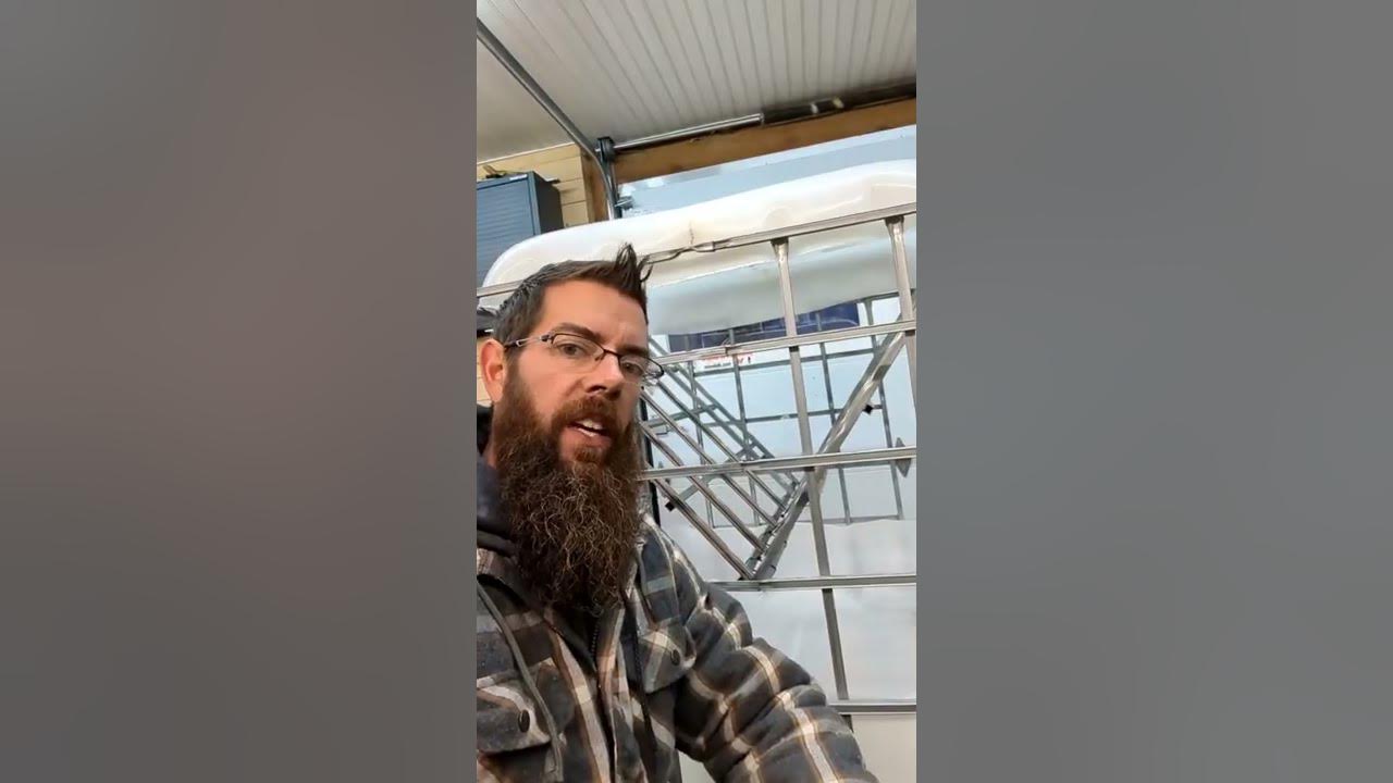 DIY Hay Feeder from a water tote from IBC Tank YouTube