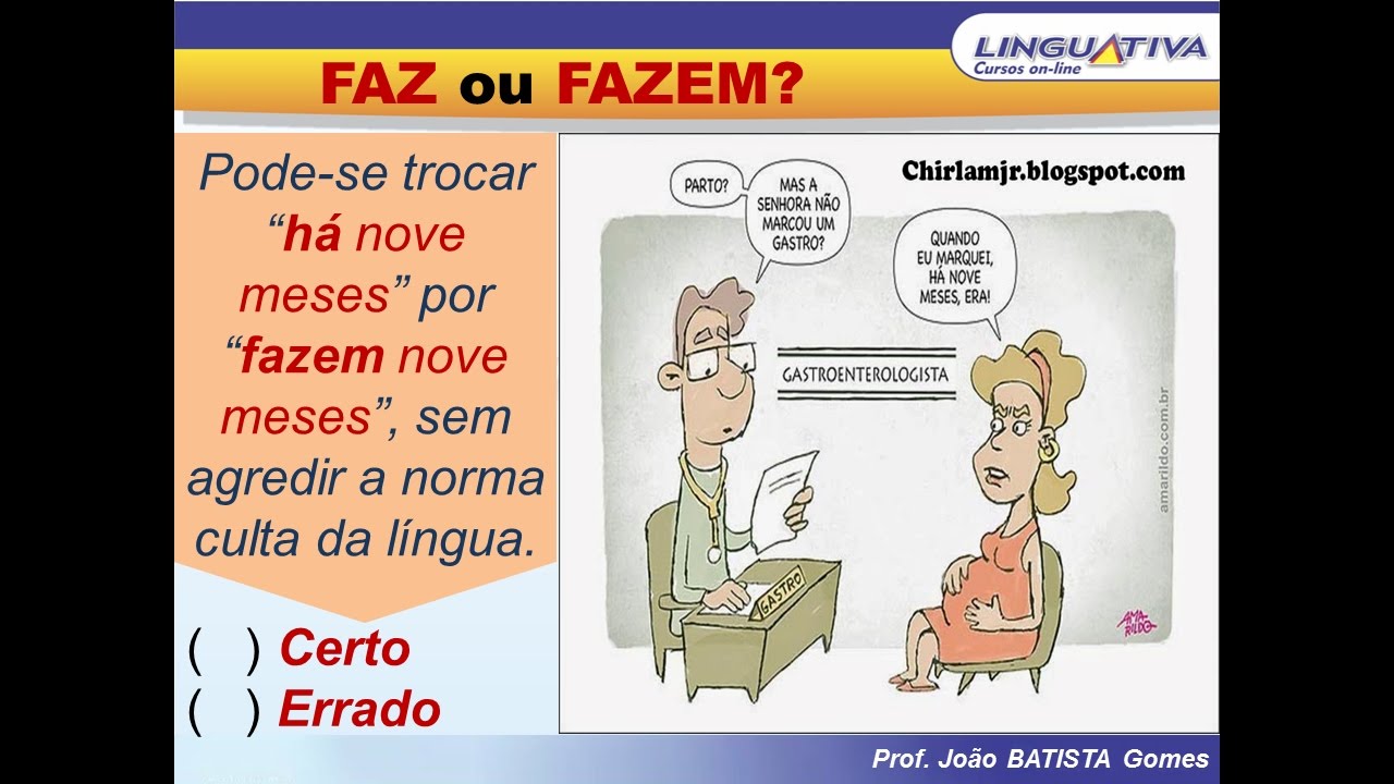 FAZ ou FAZEM NOVE MESES? - YouTube