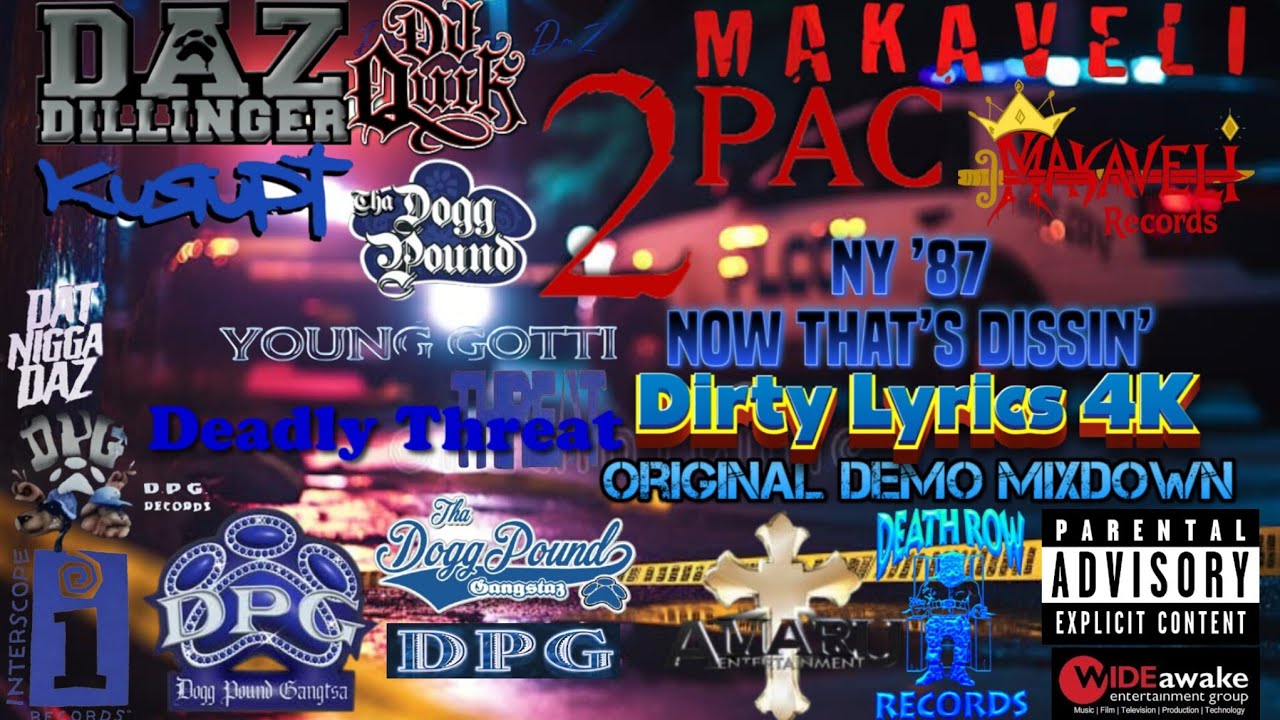 2Pac - NY 87 (Instrumental)(Now That's Dissin)(OG Mixdown)(Dirty Lyrics)[HD Audio Surround Sound] 4K