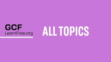 GCFLearnFree.org All Topics