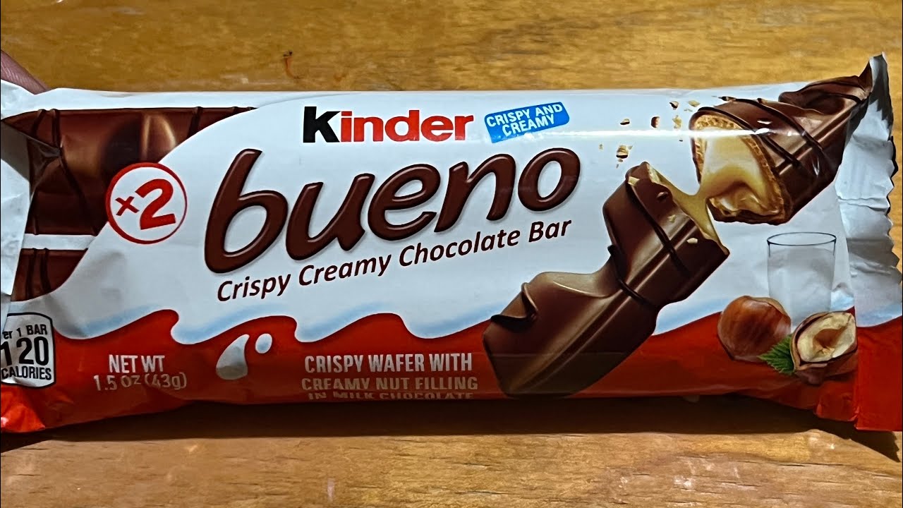Kinder Bueno Krispy Creamy Chocolate Bar - Full Review