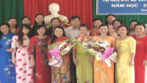 Công tác xây dựng trường chuẩn Quốc gia mức độ 2 ở Trường Tiểu học Thạch Bàn