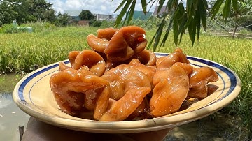 Cách sơ chế ruột heo sạch và hết hôi nhanh,làm ruột heo khìa nước dừa siêu ngon cực đơn giản