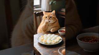 Viral Cat Eating Video  | Cutest Foodie of May 2025!   #pets #funny #wildlife