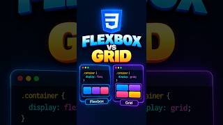 CSS Flexbox vs Grid | Which One Should You Use #shorts