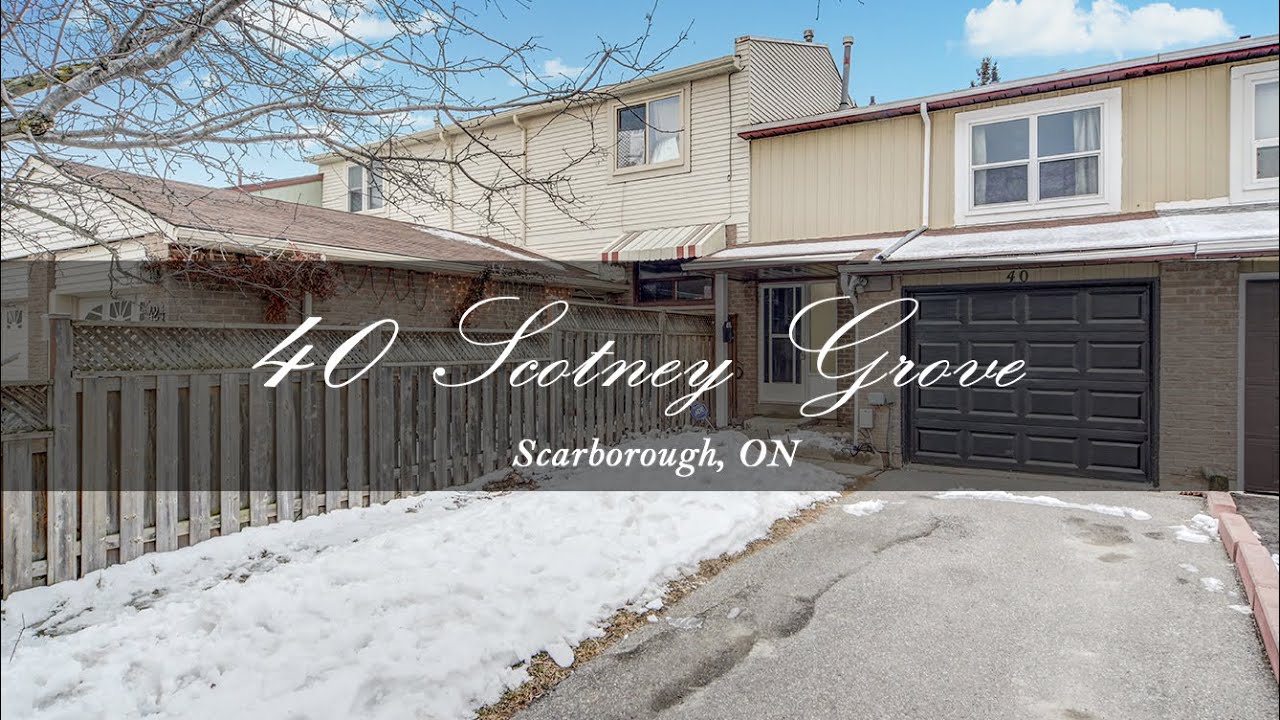 40 Scotney Grove, Scarborough, ON