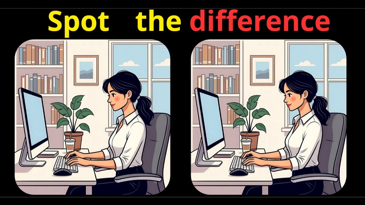 Can You Find 3 Differences? | 5 Puzzles – 60 Seconds Each!