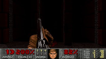 Doom II Hell on Earth MAP 5: The Waste Tunnels (100%)