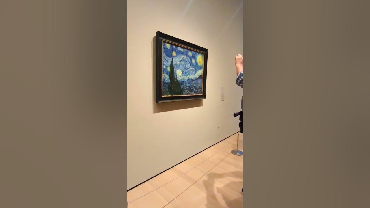 Vincent Van Gogh.Starry Night. MoMA. NYC. youtubeshorts vangogh 