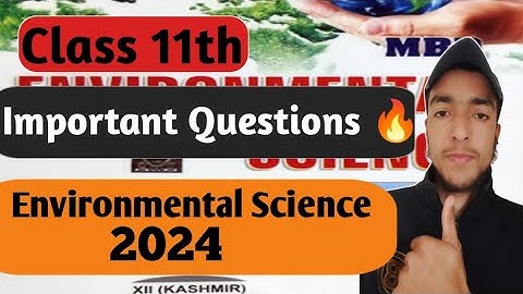 Class 11th EVS Important Topics |Score  70/70 😲 || Guess Paper Jkbose ,Cbse ...