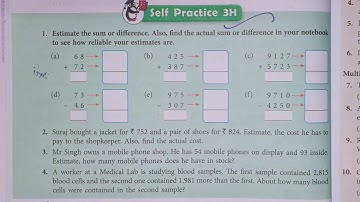 Class 4th Subject Mathematics Self practice 3H by Anuj Yadav Sir (10 8 20)