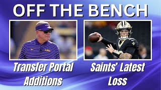 OTB | LSU Transfer Portal Additions | Saints Fall To Commanders
