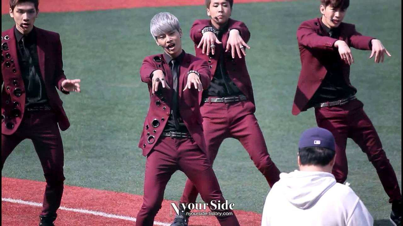 [Fancam] 130421 VIXX - On and On @ Nexon Hero Baseball Opening Ceremoy (Nyour Side)