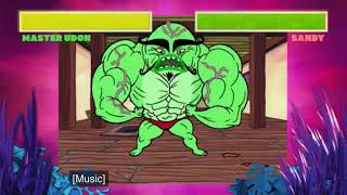 Master Udon Vs Sandy Spongebob Squarepants Episode