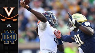 Virginia vs. notre dame: the no. 10 fighting irish rallied from a
halftime deficit to beat 18 virginia, 35-20. bryce perkins had
magnificent 1st half, ...