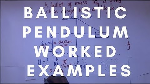 BALLISTIC pendulum solved problems | Ballistic pendulum find initial velocity bullet Kisembo Academy