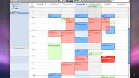 5. iCal Server - Leopard Server
