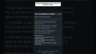 Famous GitHub Trending Repositories: outline/rich-markdown-editor 🇬🇧 Net Worth