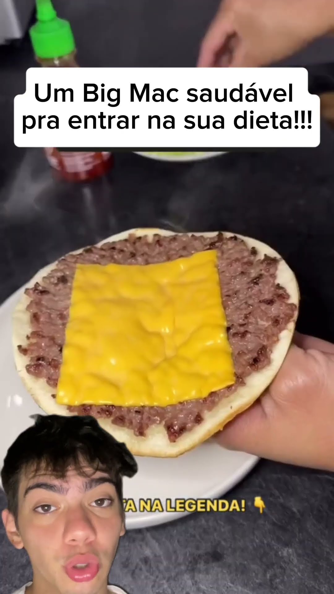Big Mac saudável pra sua dieta! Rápido, fácil e delicioso. Perfeito pra matar a vontade! ??