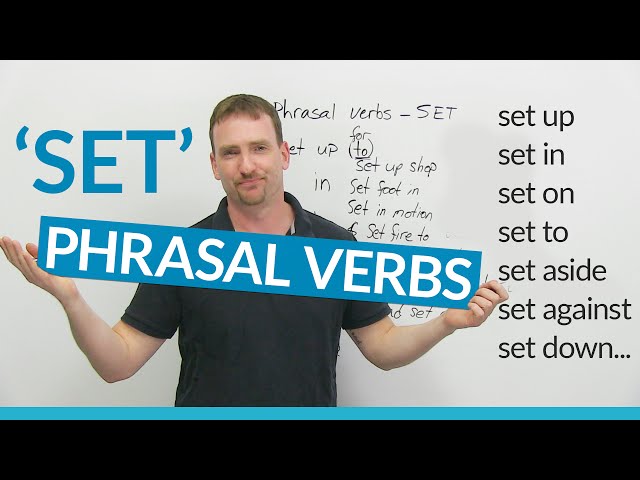 monicatstocker on X: Phrasal verbs with SET  / X