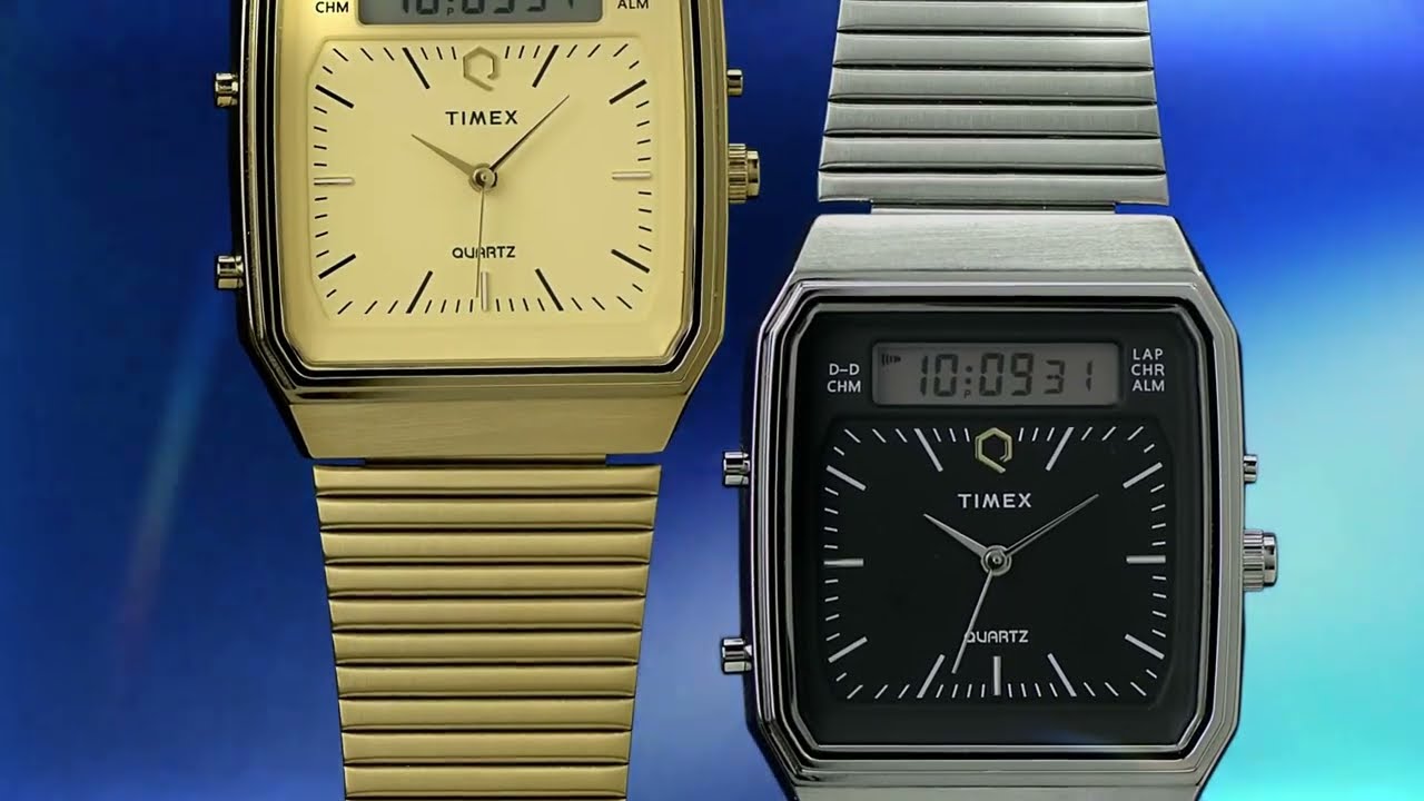 Attention News! New men's Q Timex® 1982 Chronograph watches