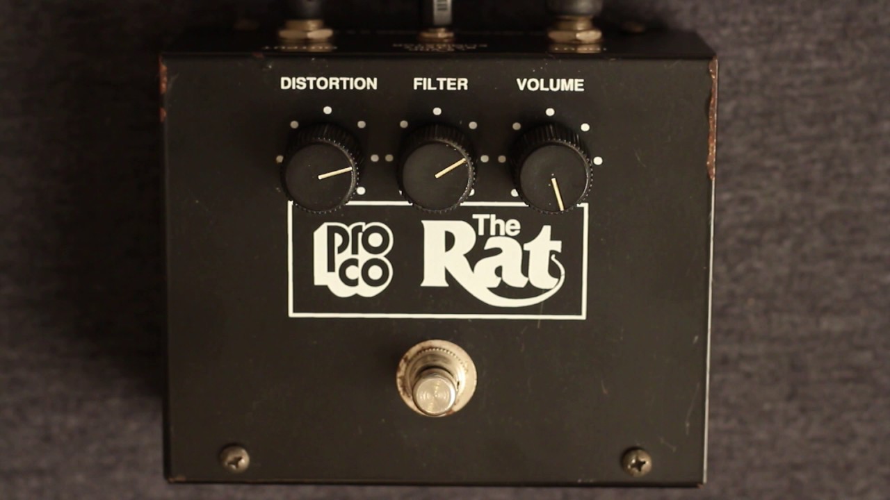 Proco The Rat 1991 Reissue メンテナンス済 完動品 ProCo Rat 1991 Big Box Reissue on Bass - YouTube