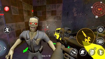 Scary Zombie FPS Shooting _ House mode _ Android GamePlay #2