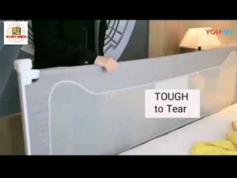 [VIDEO] [4TH GEN] Lifting Baby Safety Bed Gate Guard Bed Rail Anti-fall Bed Fence
