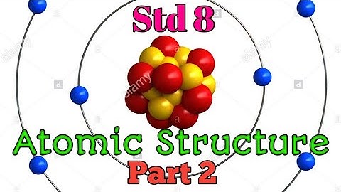 Std 8/ Unit 12/ Atomic Structure / Part 2 @teacherswaves5033