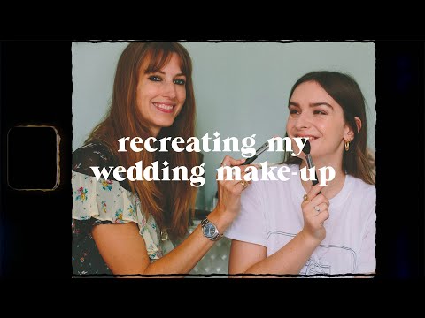Recreating My Wedding Make Up | What Olivia Did