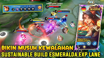 TOO SUSTAINABLE🥶  SO HARD TO KILL ESMERALDA WITH THIS BUILD !!