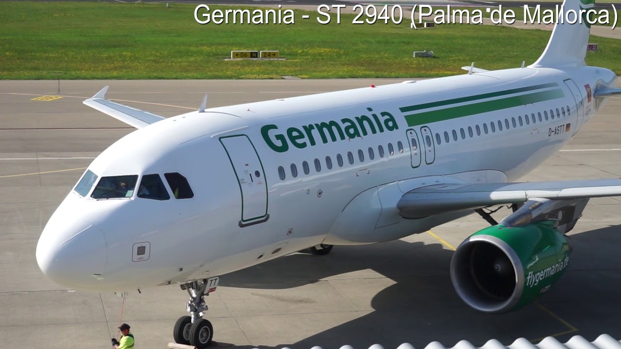 Bodensee-Airport Friedrichshafen - afternoon in may (FDH - EDNY)