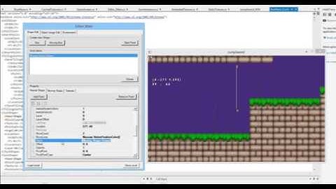 Platformer editor. test. XNA.