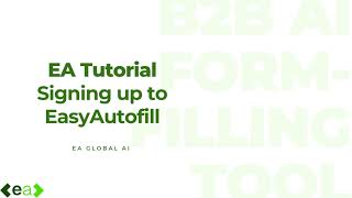 Full EA Tutorial | How to Sign Up to EasyAutofill Update