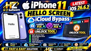 iPhone 11 Hello Screen Icloud Bypass Latest iOS 26.6.2 With Unlock Tool screenshot 3