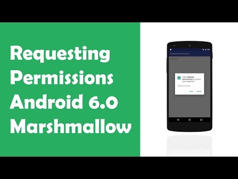 Requesting Permissions at Run Time - Android Tutorial