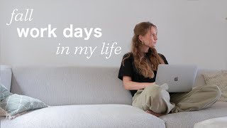 typical work days in my life 💌 vlog