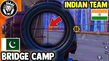 Solo Pakistani Player Vs Indian Squad / Bridge Camp / Star ANONYMOUS - Pubg Mobile