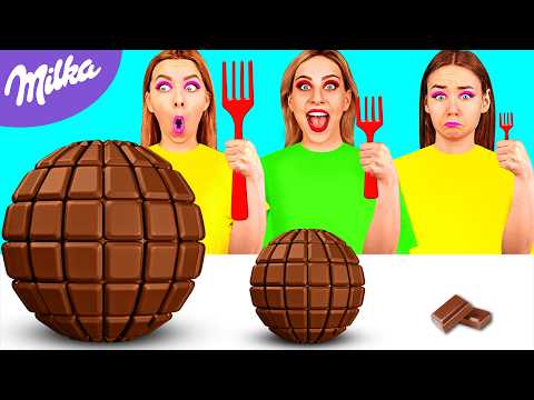Большая, Средняя или Маленькая Тарелка Челлендж | Вкусные Рецепты от BooBoom Challenge