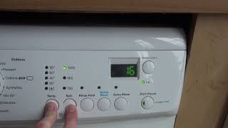 How to Tip #29 : Activate and de activate Child Lock function on a Zanussi Aquafall washing machine.