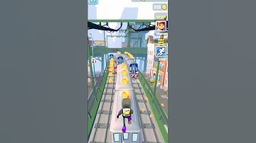 Subway surfersb double jump new video #subwaysurfers #trending #sorts #jump